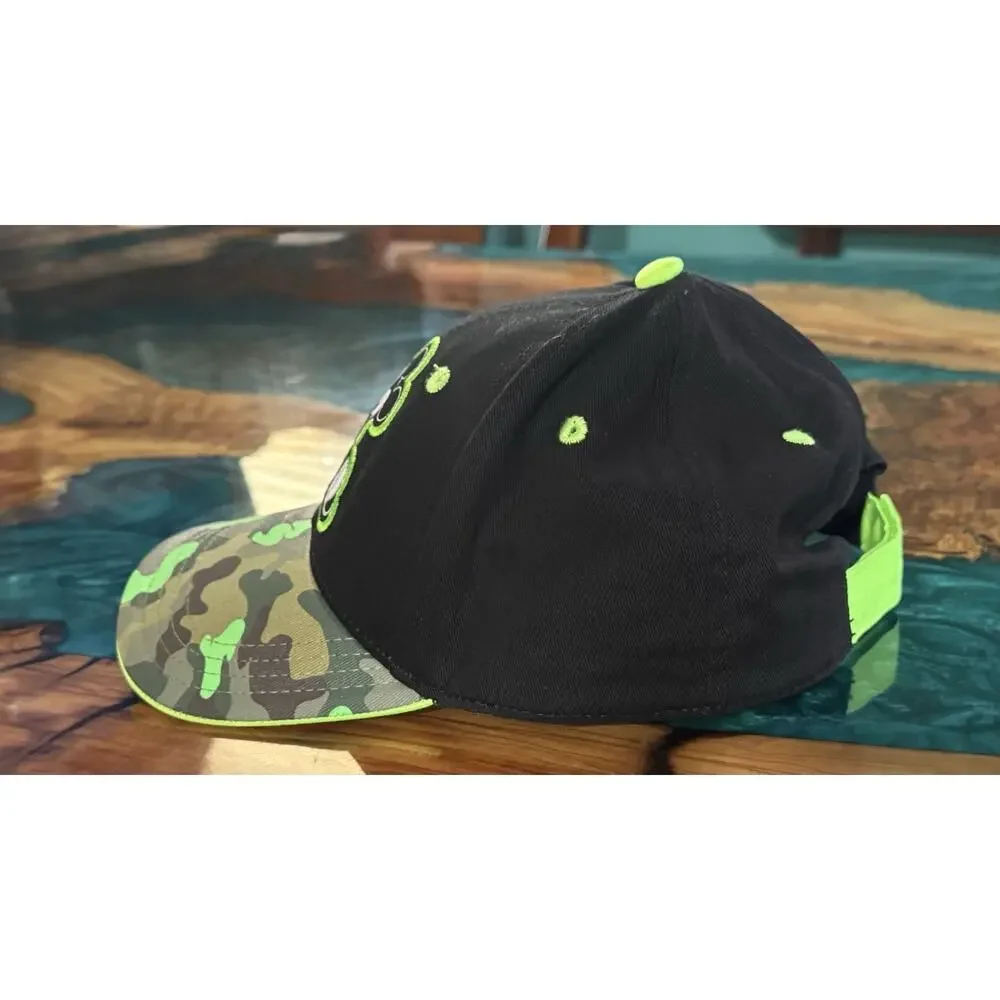 Disney Kids Youth Mickey Mouse Baseball Cap Camo Black Green Adjustable One Size